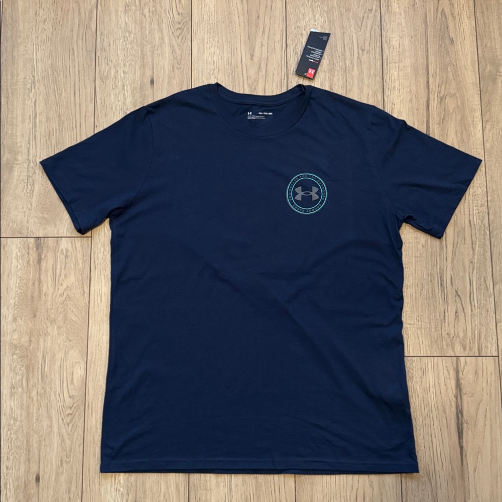 Under Armour Mountain Hiking Engineered for the Outdoors Blue T-Shirt Men’s 2XL - Picture 5 of 9